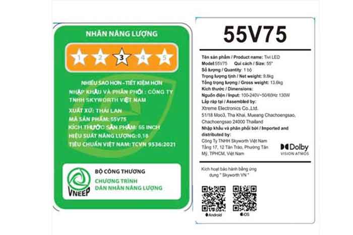 Google Tivi QLED Coocaa 4K 55 inch 55Y68 Pro